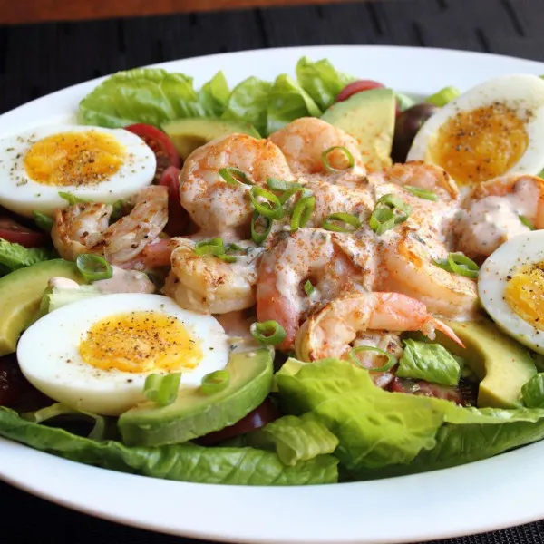 receta Grilled Shrimp Louie