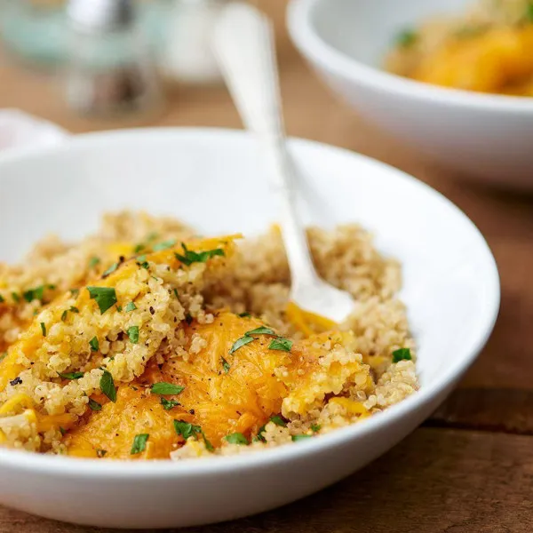 receta Macaroni & Cheese & Easy Quinoa