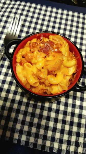 receta Macarrones Con Queso Y Tocino Y Tomate