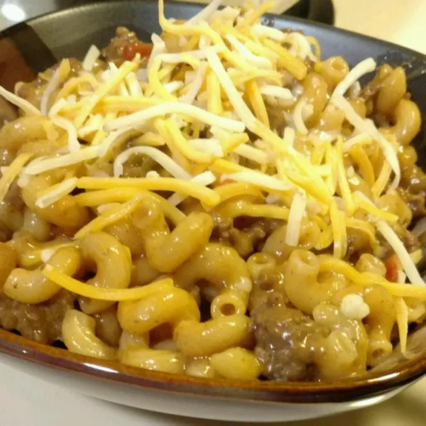 receta Macaroni Avec Sauce Et Boeuf