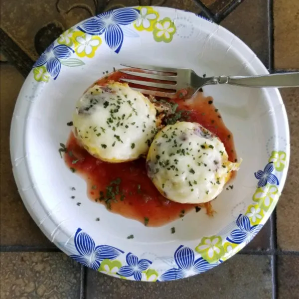 receta Cupcake Eggs and Bacon