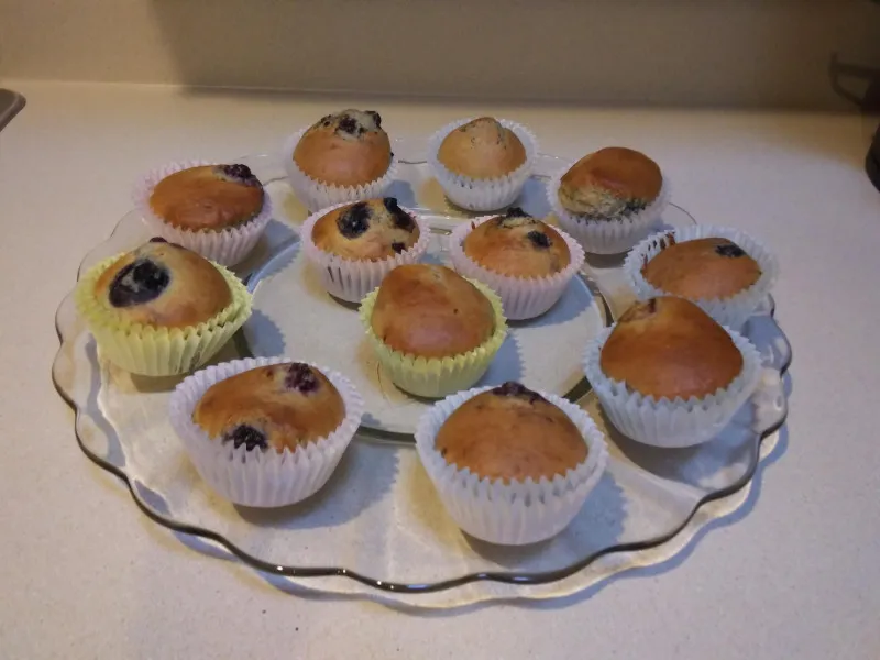 receta Cupcakes aux mûres