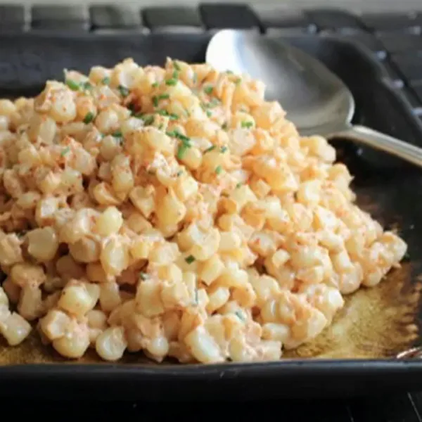 receta Maíz Al Curry Con Crema Rápida