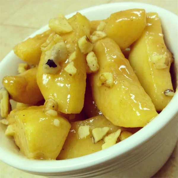 receta Manzanas Con Caramelo Y Canela