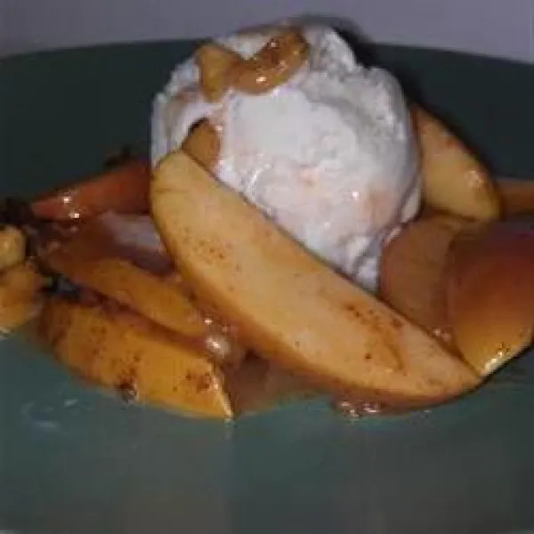 receta Pommes sucrées au four