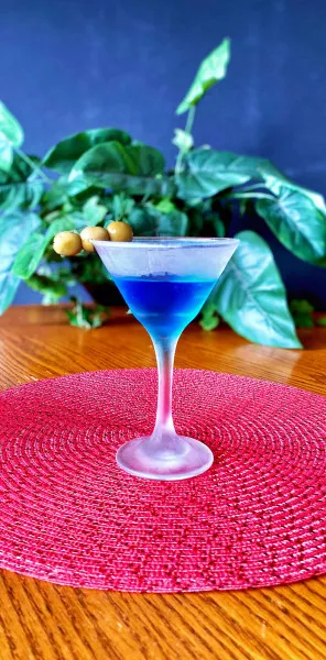 receta Martini Cielo Azul