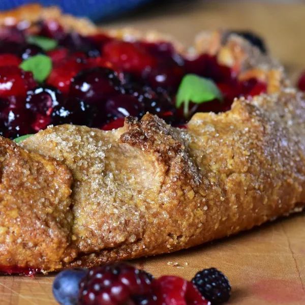 recette Croûte de tarte au blé entier avec avoine