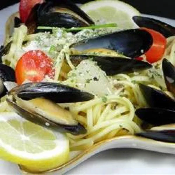 recepta Małże A La Marinera Z Linguini