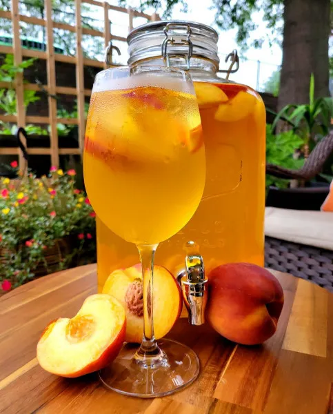 przepisy Pink Sangria Peach