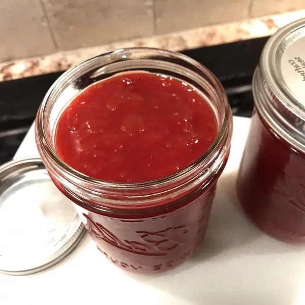 receta Confiture de rhubarbe