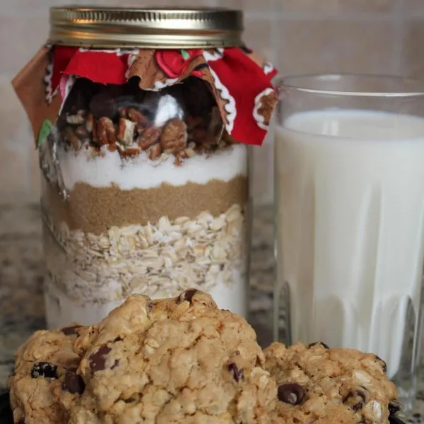 receta Cowboy Cookie Mix In A Jar