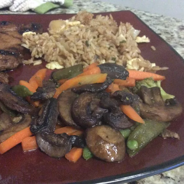 receta Mélange de champignons aux trois carottes