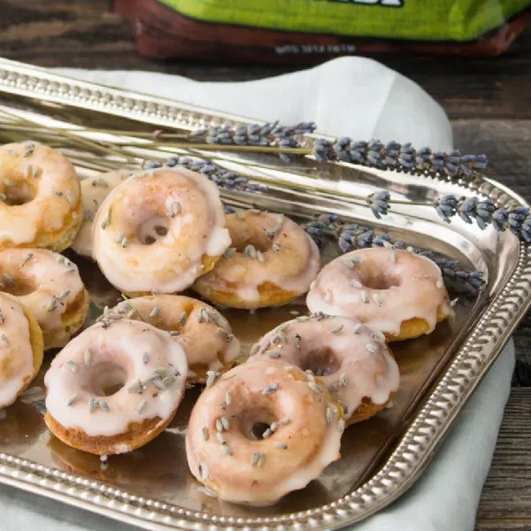 receta Vanille Lavande Mini Donuts