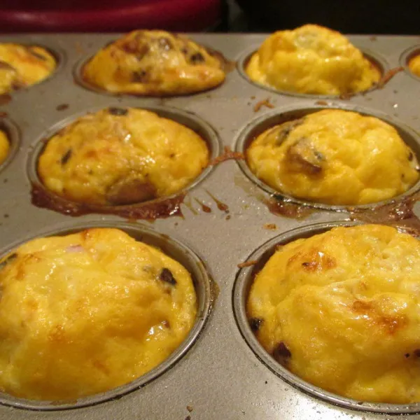 receta Mini Quiche Jambon & Cheddar