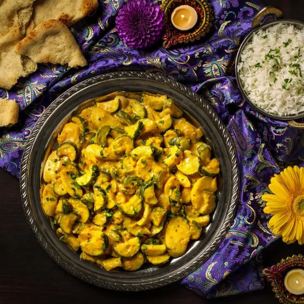 receta Courgette Panais Moghlai