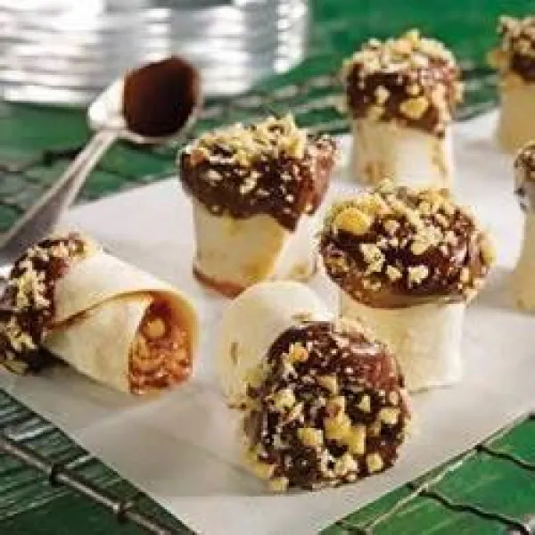 recetas Molinete Bañado En Chocolate Y Cubierto De Caramelo