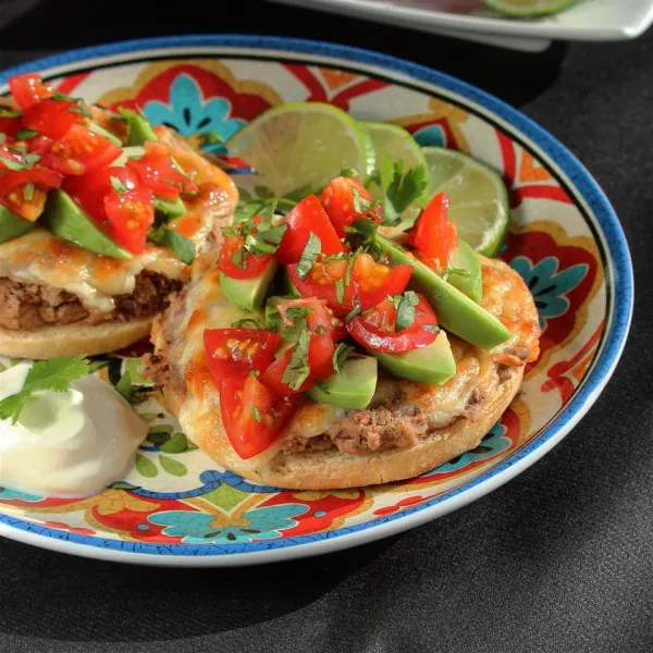 recetas Molletes Con Guacamole Deconstruido