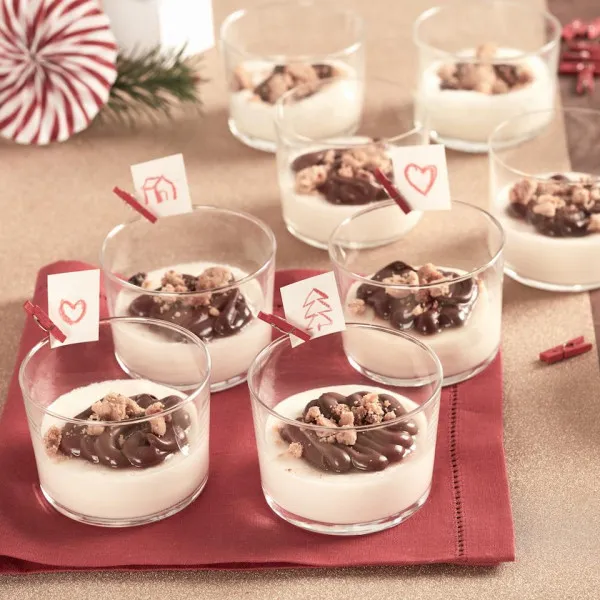 receta Mousse Blanco Con Crumble Y Crema De Avellanas Nutella®