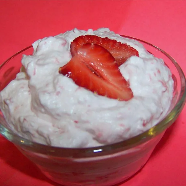 receta Mousse aux fraises