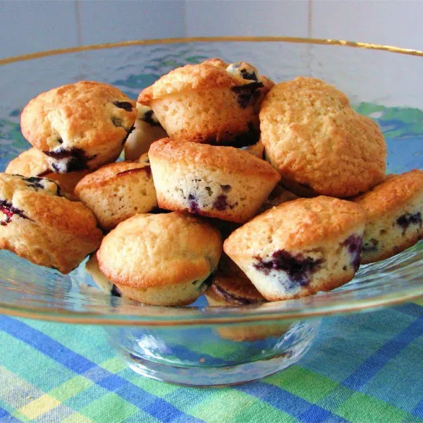 receta Muffins De Arándanos Bajos En Colesterol II