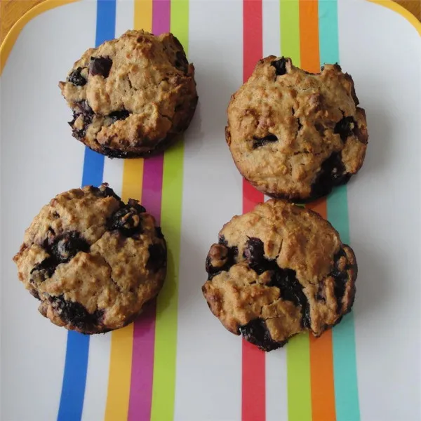 receta Muffins De Arándanos Con Esteroides