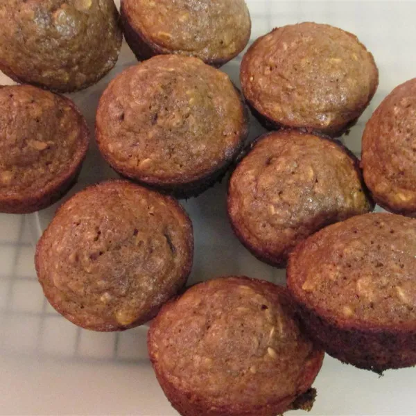 recetas Muffins De Avena Y Chocolate Con Pasas