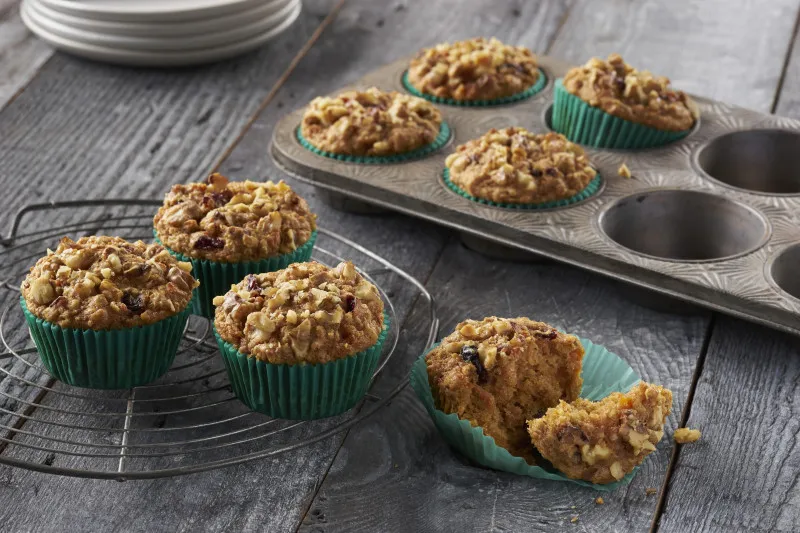 receta Muffins De Avena Y Zanahoria De Un Tazón