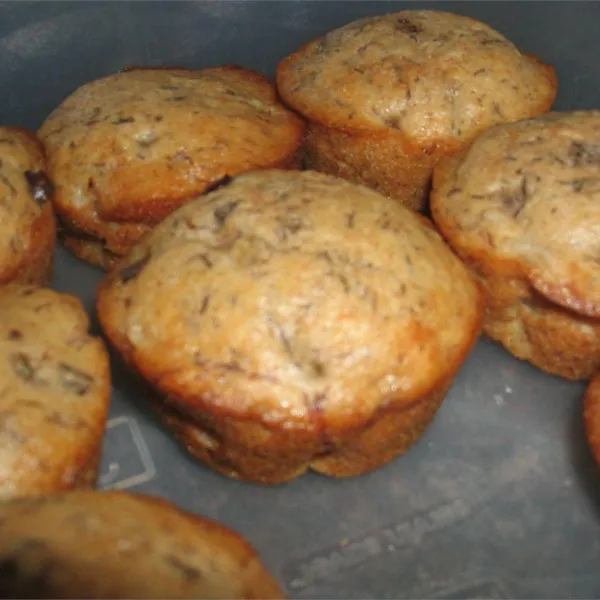receta Muffins aux pépites de banane II