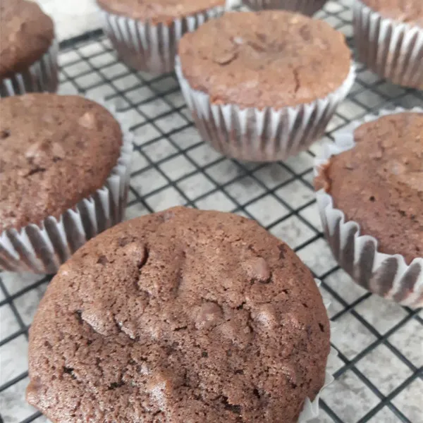 receta Muffins aux pÃ©pites de chocolat