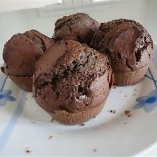 receta Muffins De Chocolate Con Chispas De Chocolate