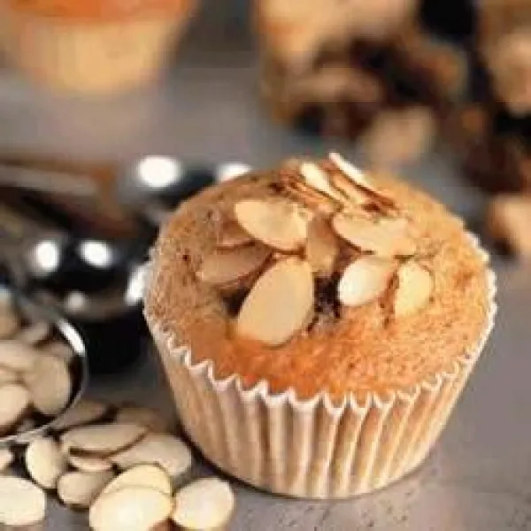 receta Muffins De Chocolate Con Plátano Y Almendras