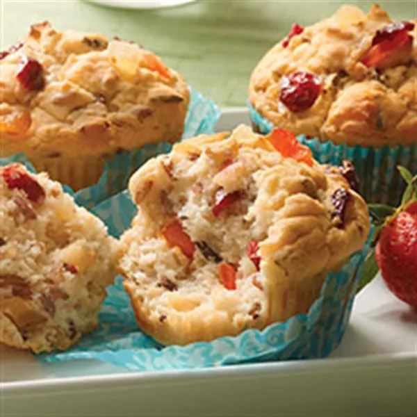 receta Muffins De Frutas Y Cereales Sin Gluten