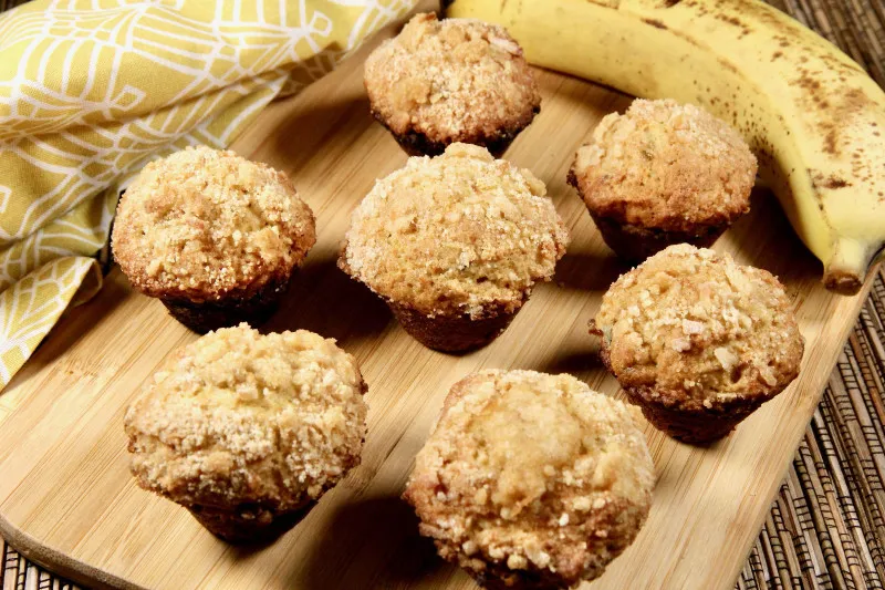recetas Muffins De Migas De Plátano Y Limón
