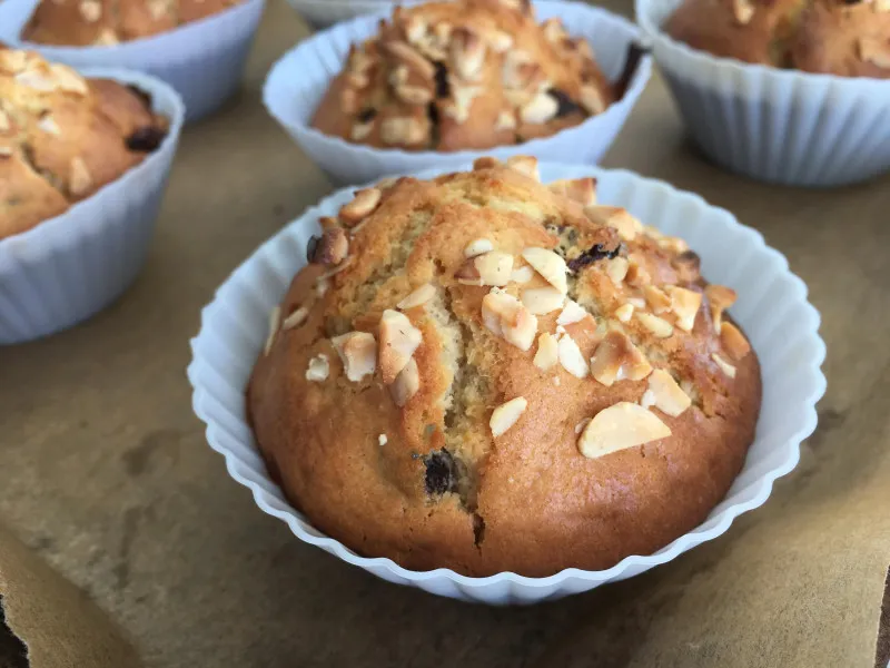 receta Muffins De Naranja Y Pasas