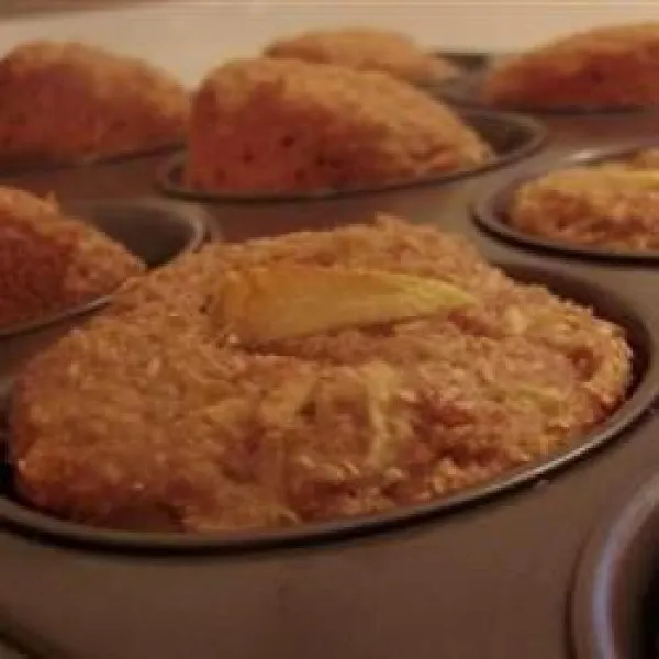 receta Muffins De Salvado De Manzana