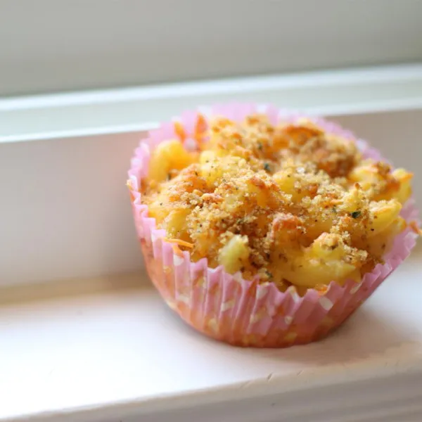 receta Easy Mac Muffins arrones au fromage