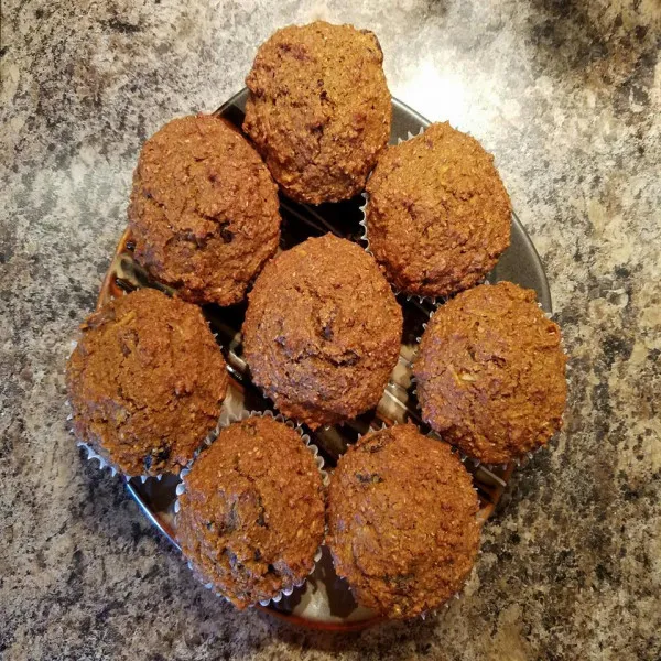 receta Muffins Saludables De Salvado Y Especias De Calabaza