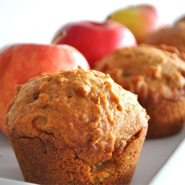 receta Muffins streusel pomme potiron