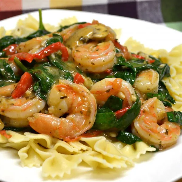 recetas My Special Shrimp Scampi Florentino