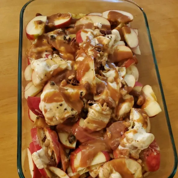 receta Dessert aux pommes Nachos