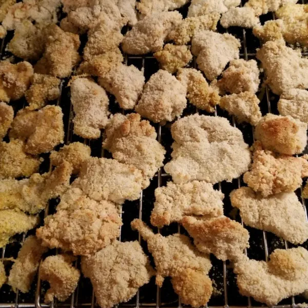receta Pépites de Poulet à la Farine d'Amandes Sans Gluten