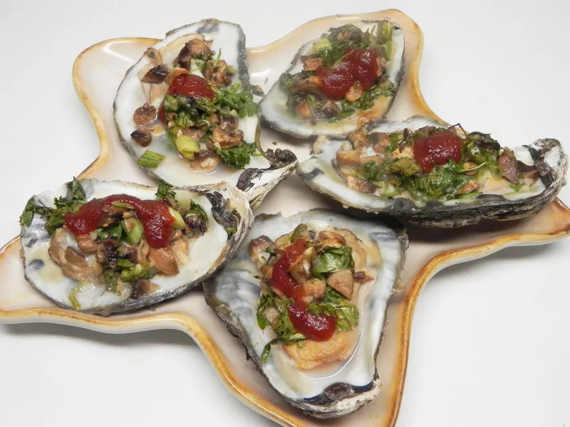 recepta Open Face Oysters