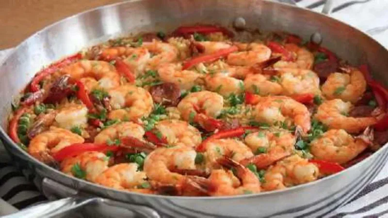 receta Paella rapide et facile