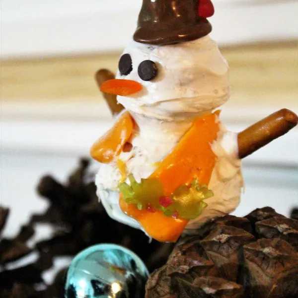 receta Snowman Cookie Pops