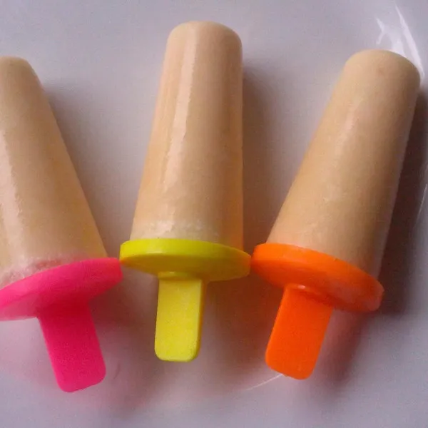 receta Paletas De Helado De Crema De Naranja De Comida Real