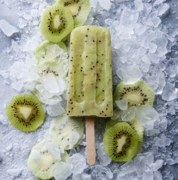 receta Paletas De Kiwi Y Lima