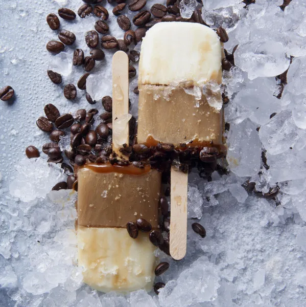 receta Paletas De Latte Con Caramelo Helado