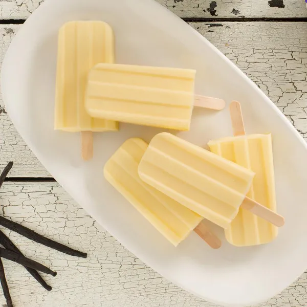 receta Popsicles au pouding Ã  la vanille sans sucre