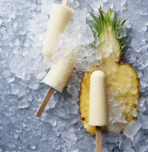 Przepis Ginger Pina Colada Popsicles