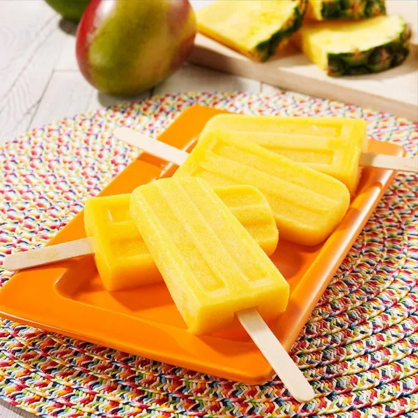 receta Paletas Heladas De Mango Y Piña